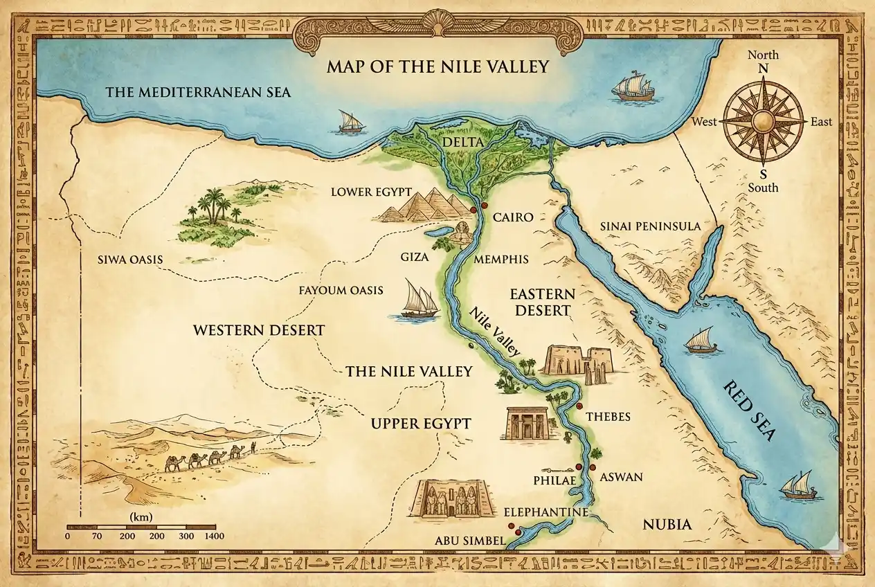 Map-of-Nile-River-Valley