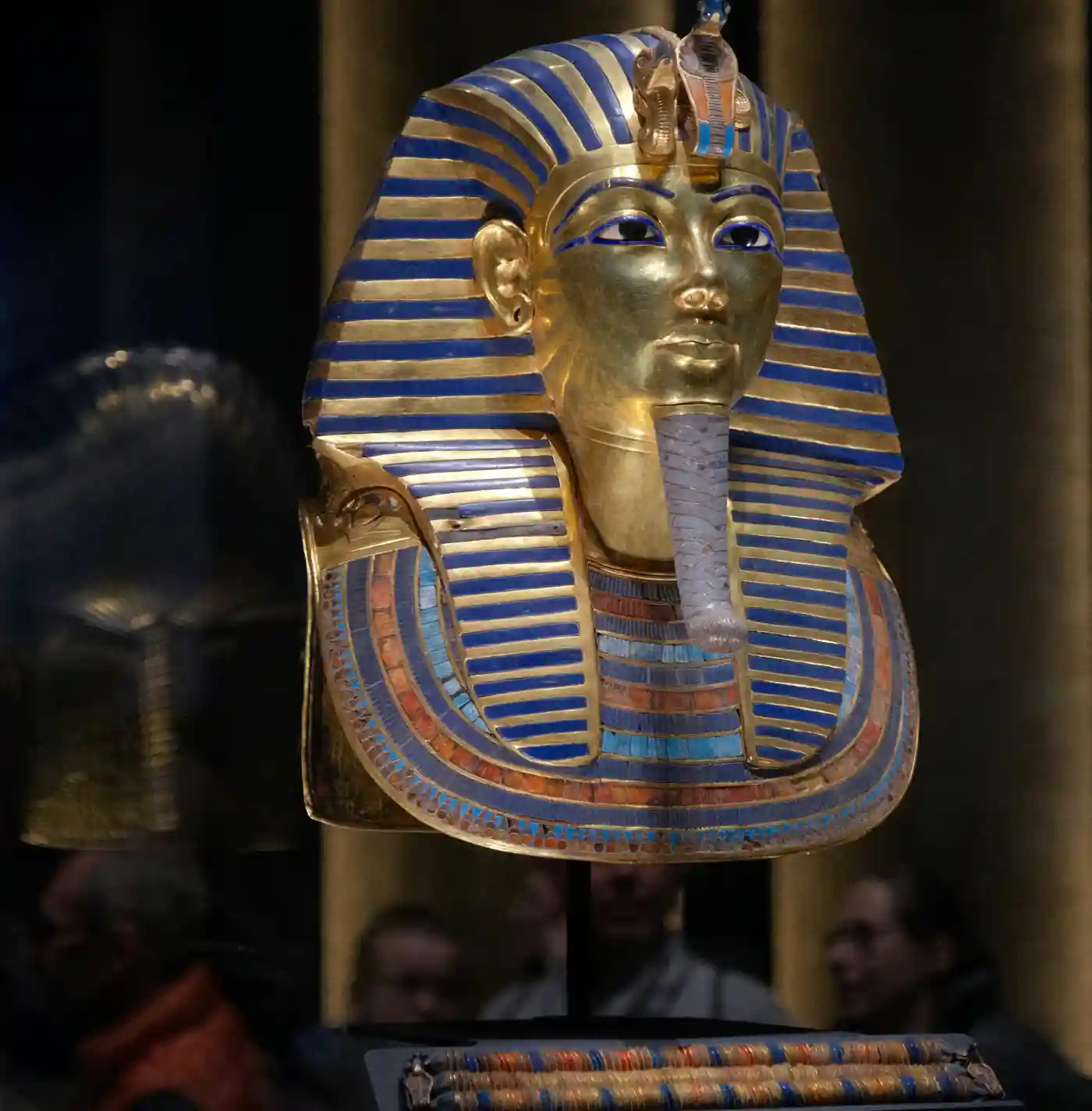 facts-about-a-mummy-Tutankhamun-golden-death-mask-Grand-Egyptian-Museum