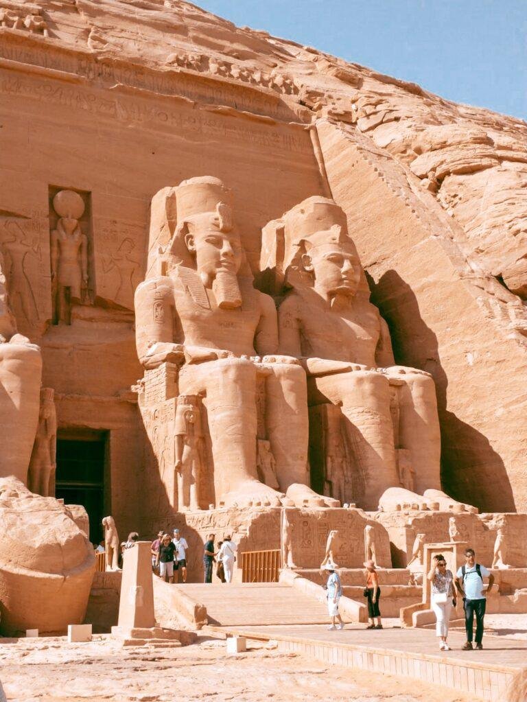 The Great Temple of Ramses II at Abu Simbel, Egypt