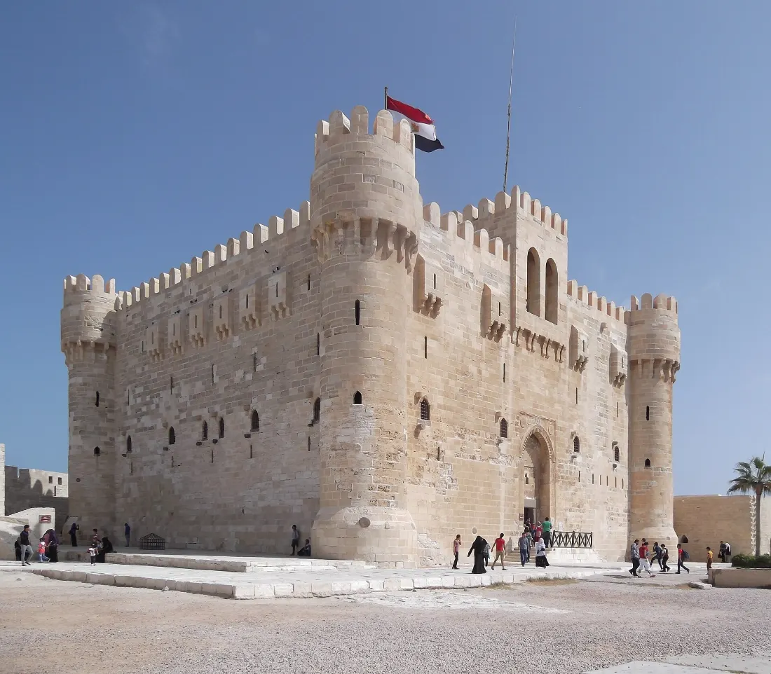 Citadel of Qaitbay on Alexandria harbor