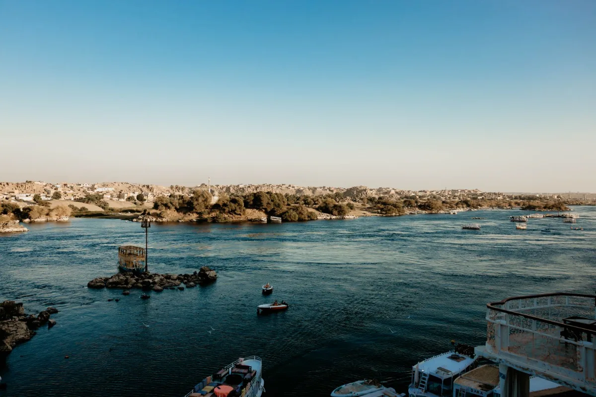 Aswan Egypt river landscape