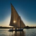 Aswan nile felucca sunset