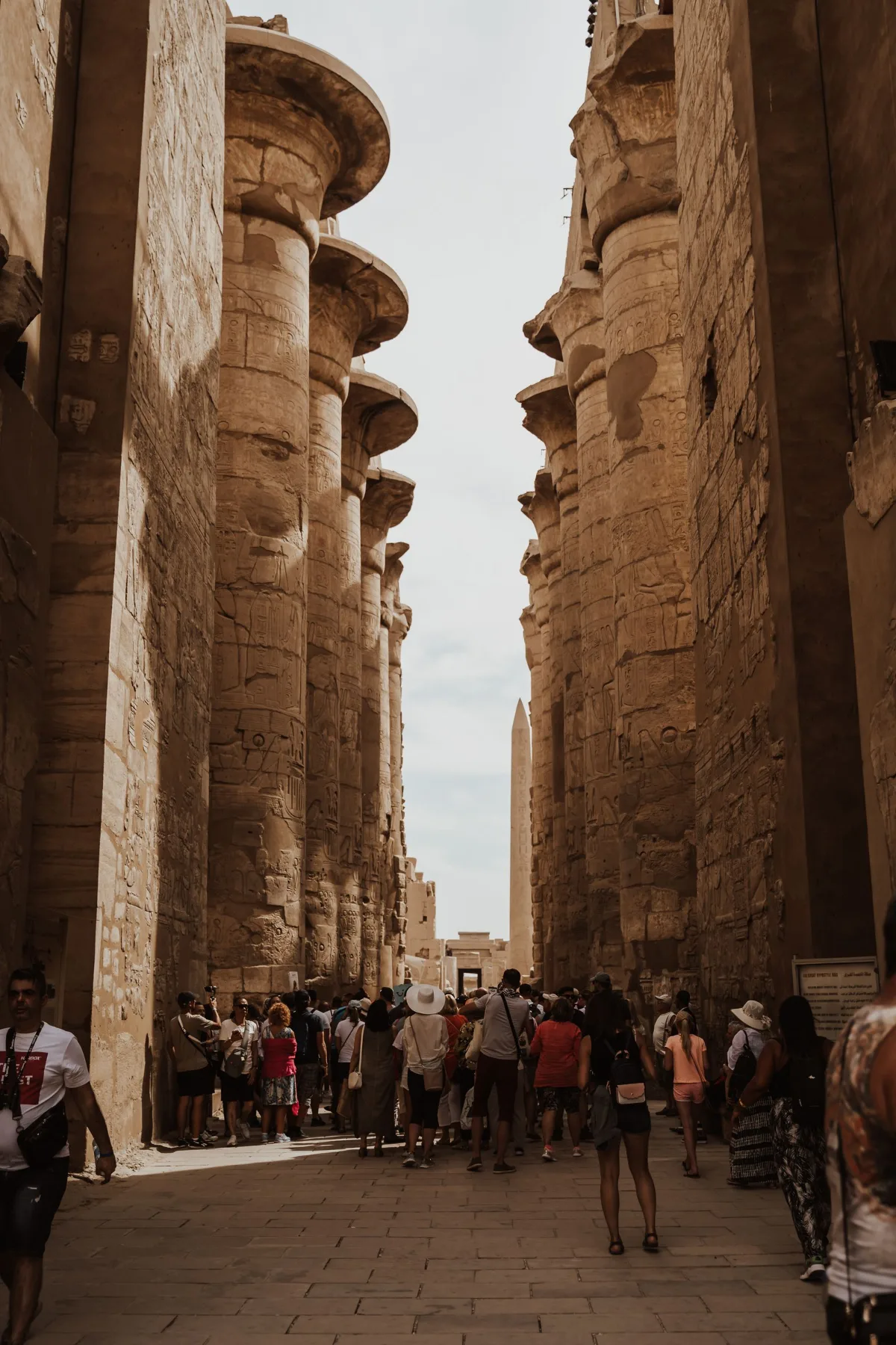 Best time to visit Egypt - Luxor temple in clear weather