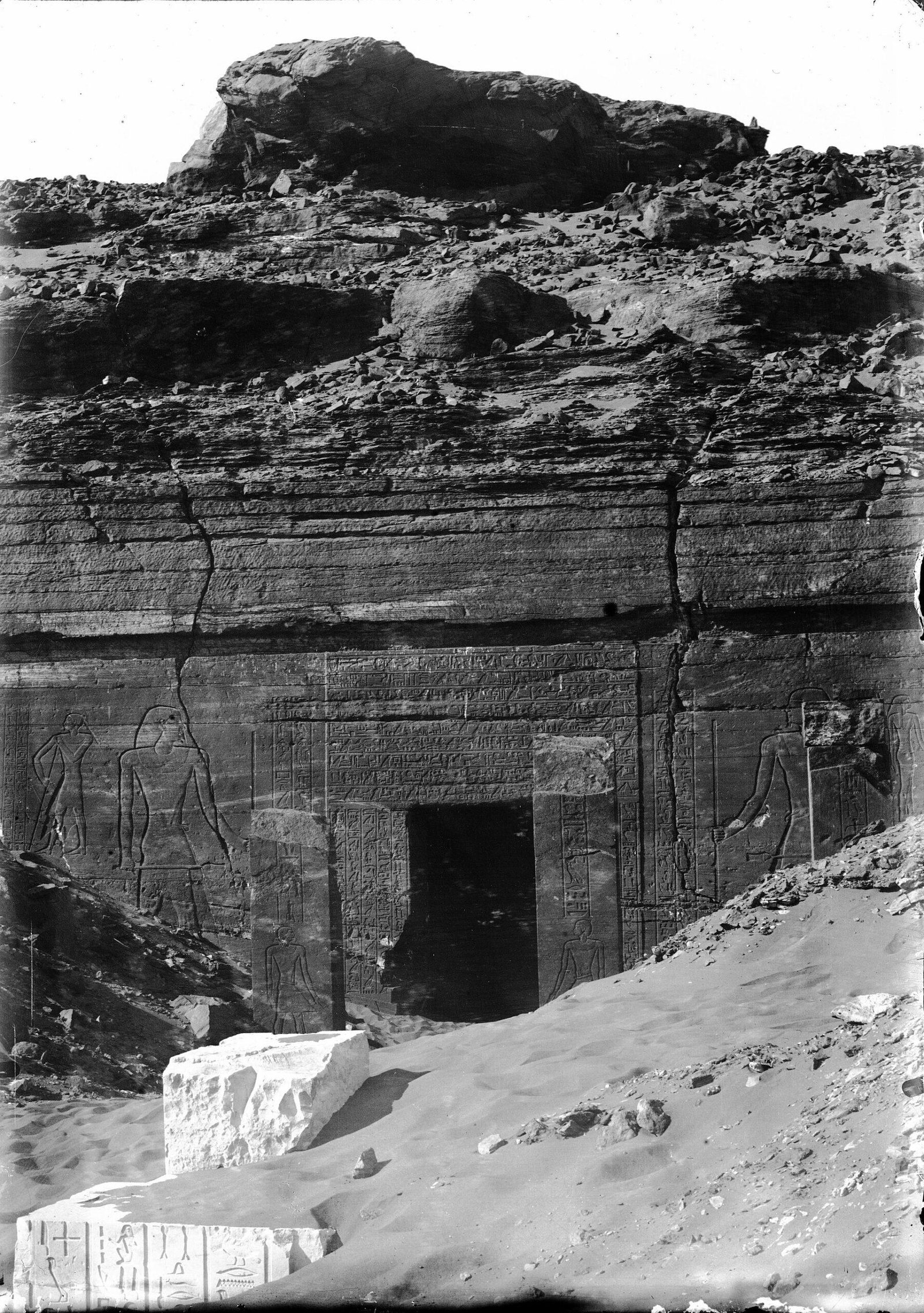 Cliff tomb of the nobles at Aswan west bank
