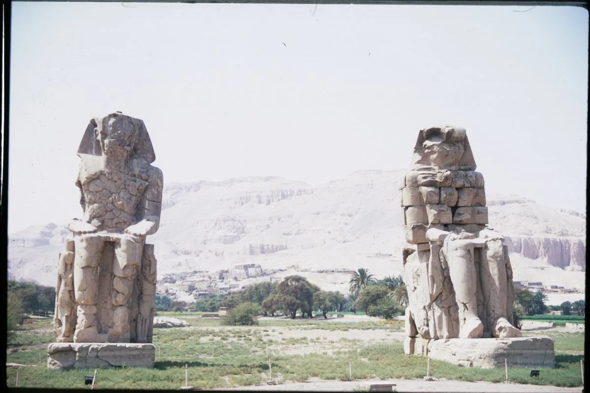 Colossi of Memnon - twin stone statues