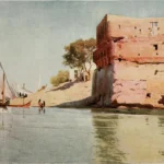Nile felucca on a bright Easter-season day in Egypt