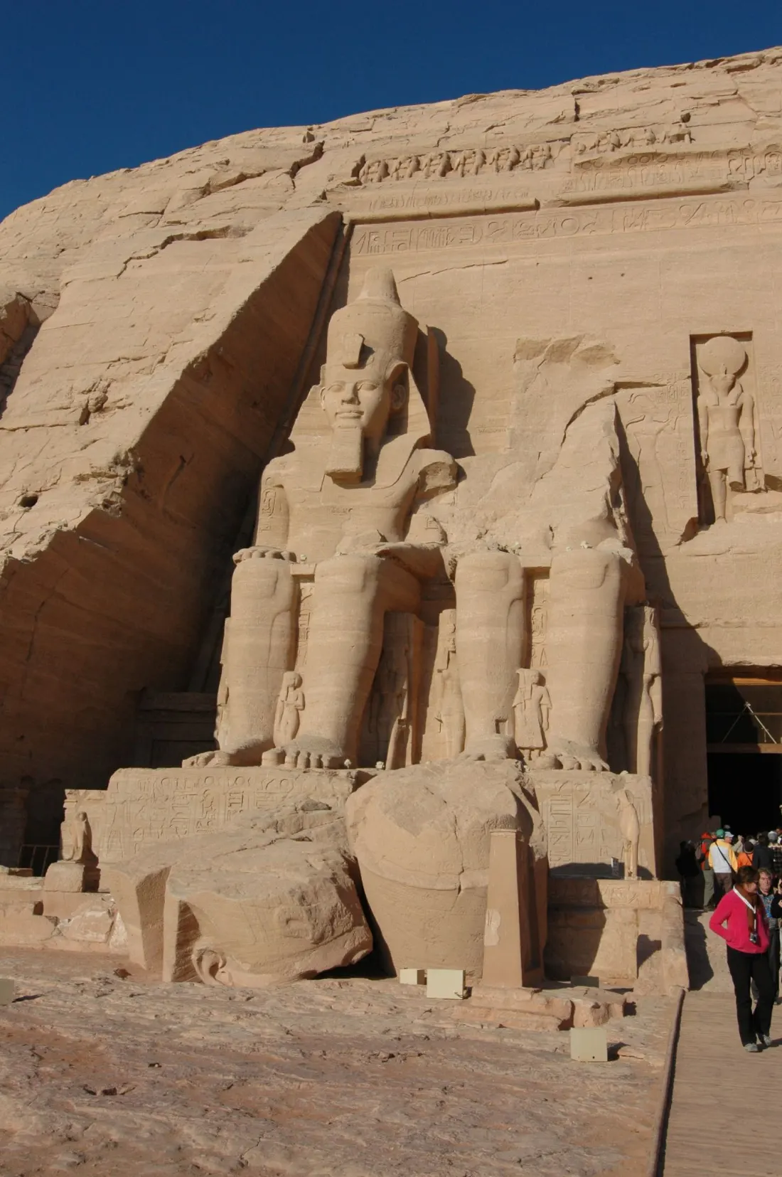 Ramses II colossi at Abu Simbel, imperial Egypt