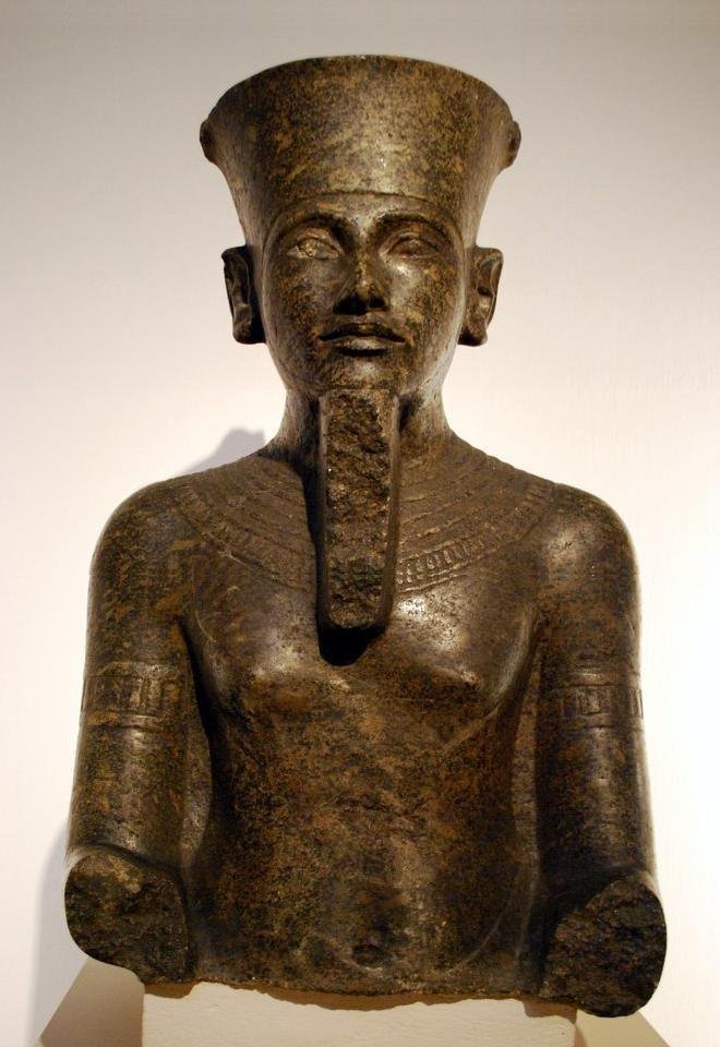 Amun ancient Egyptian god statue