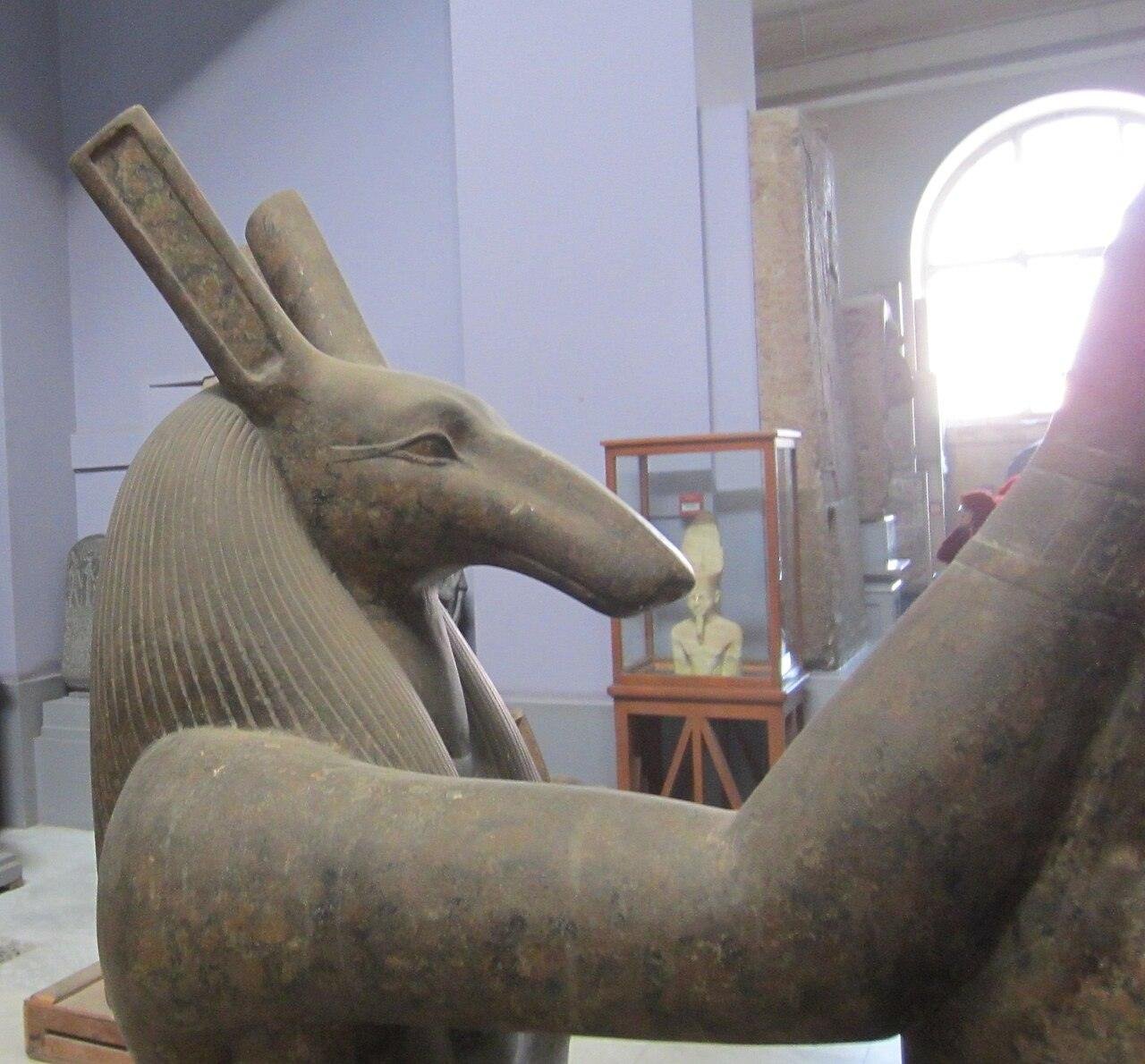 Seth ancient Egyptian god of chaos relief