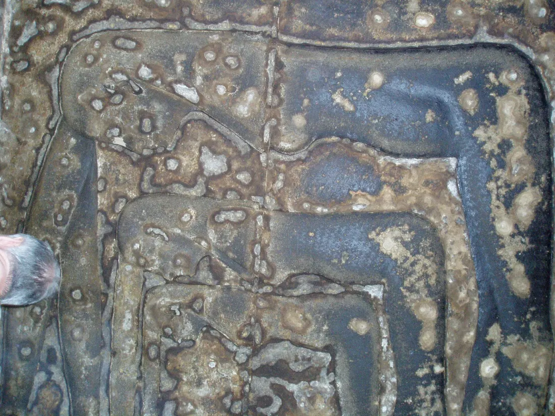 Sky goddess Nut on an Egyptian ceiling painting