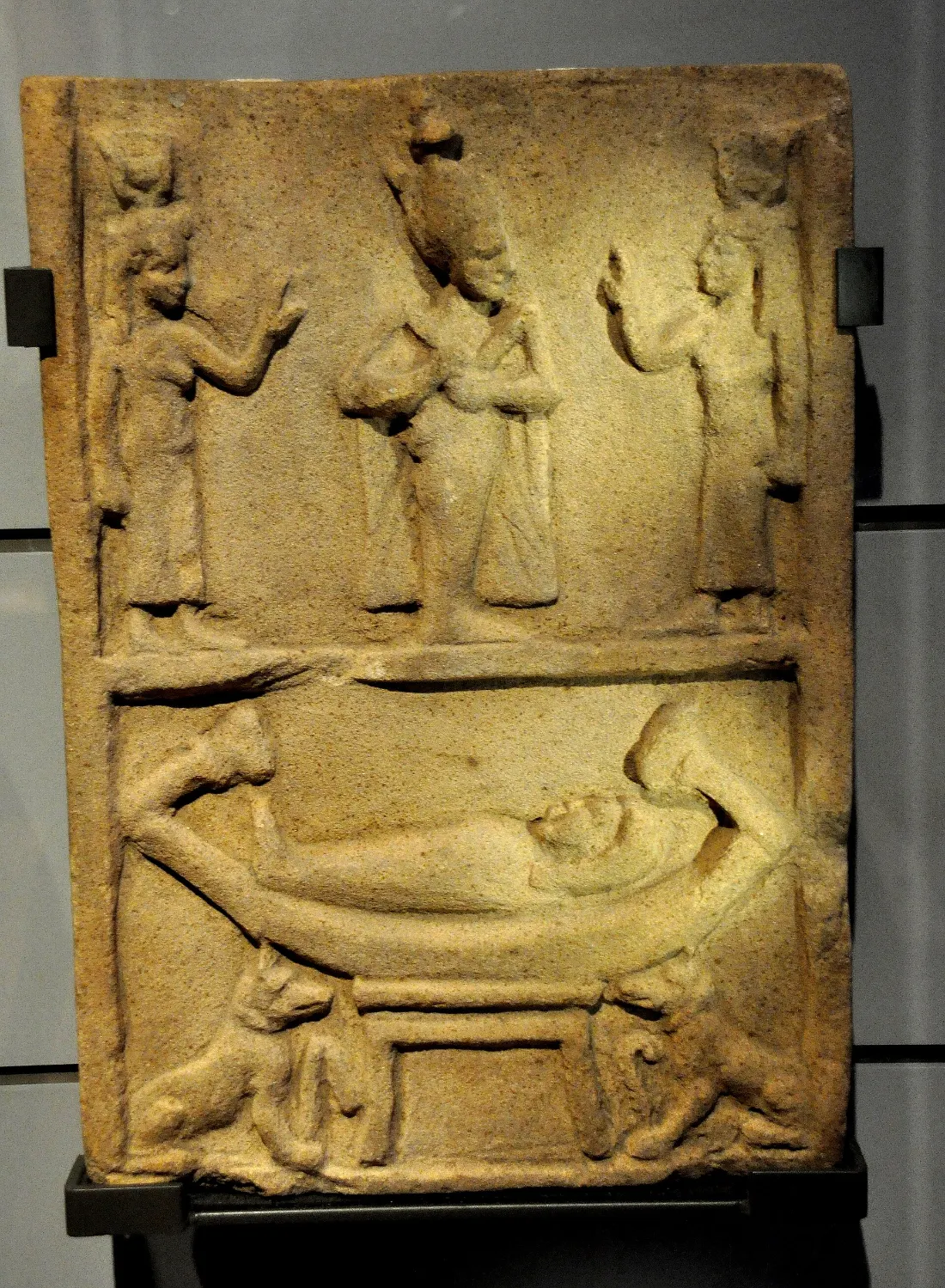 Egyptian god myths - relief of Horus at Edfu Temple
