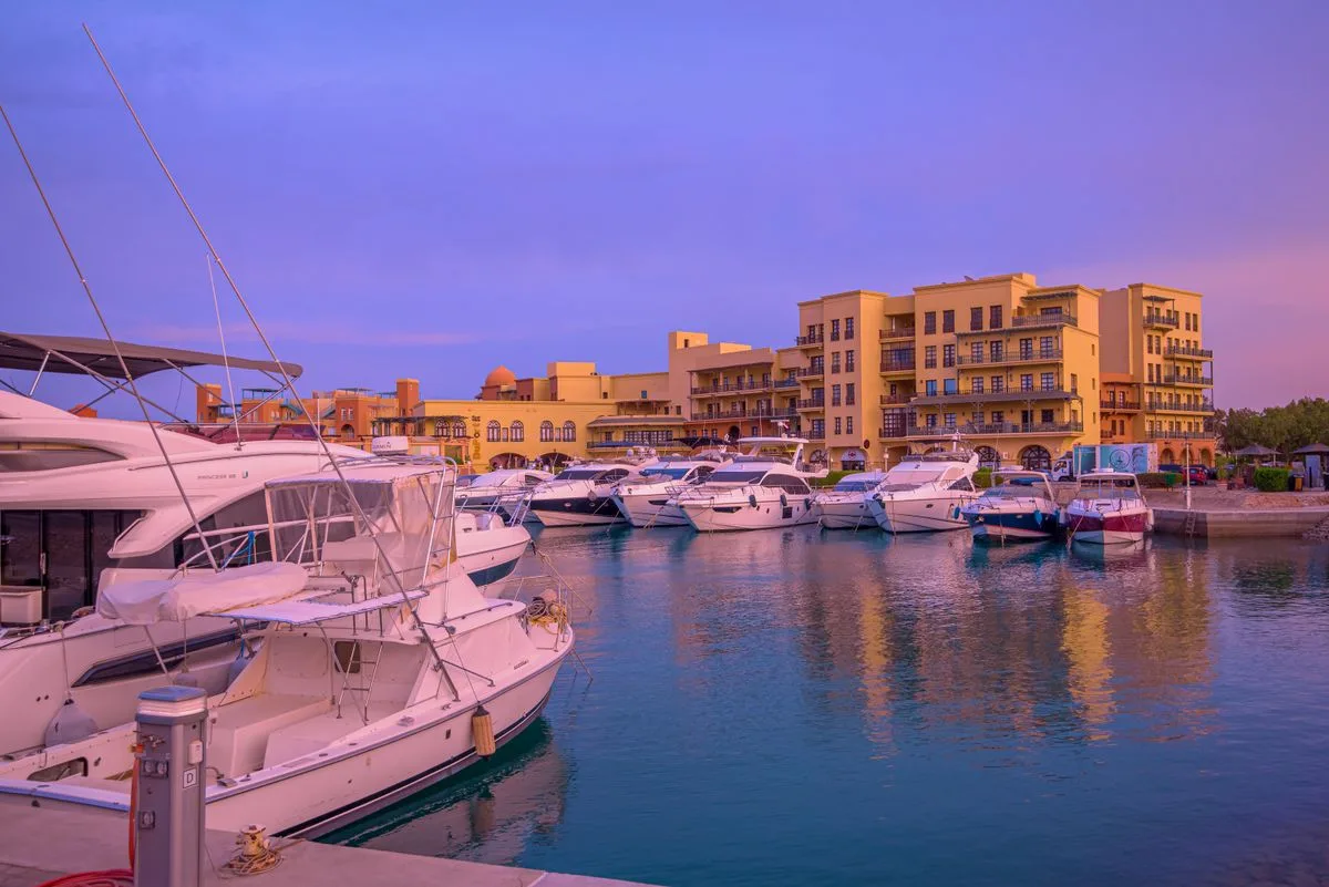 El Gouna Egypt - marina town view