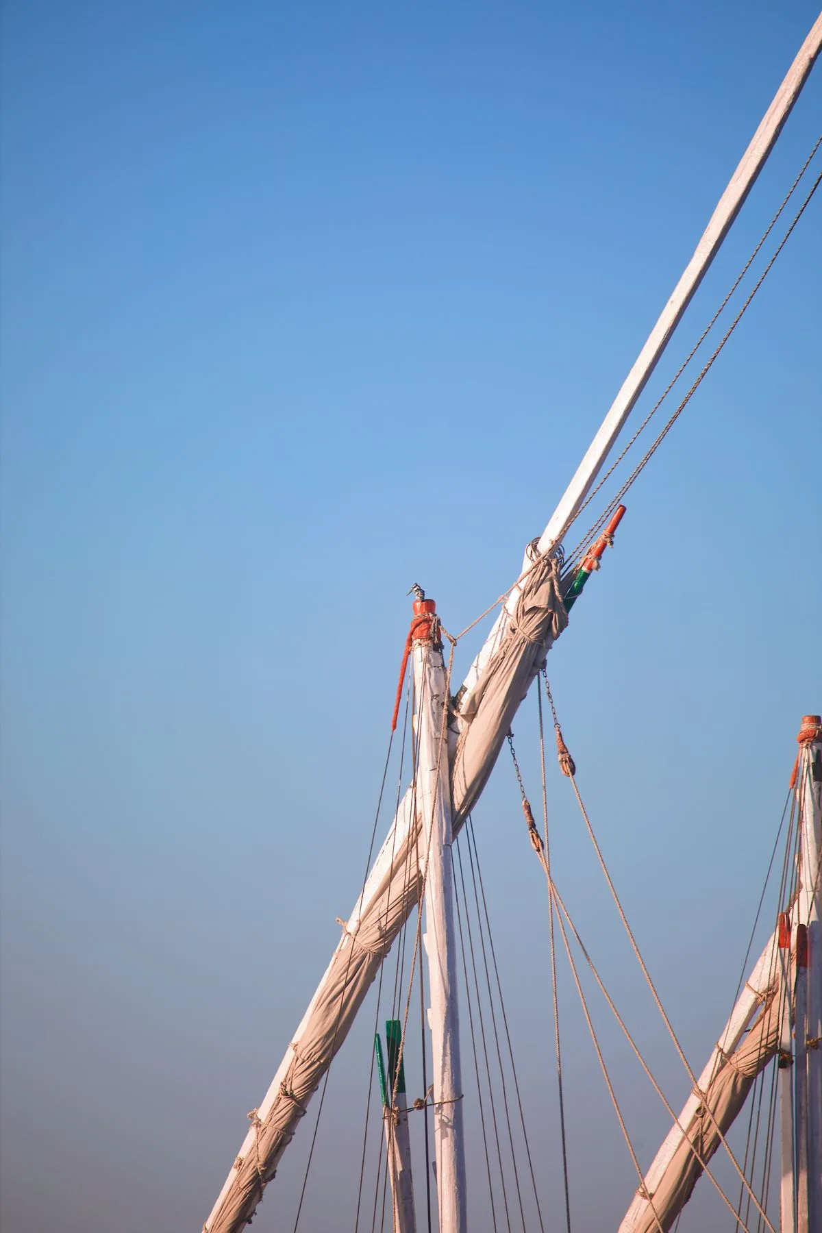 Getting around Luxor - felucca crossing the Nile