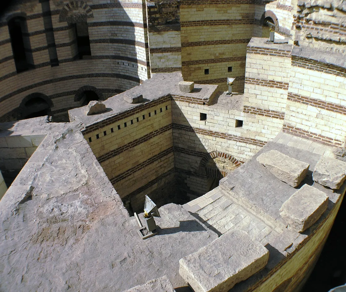 Roman Babylon fortress towers under the Hanging Church