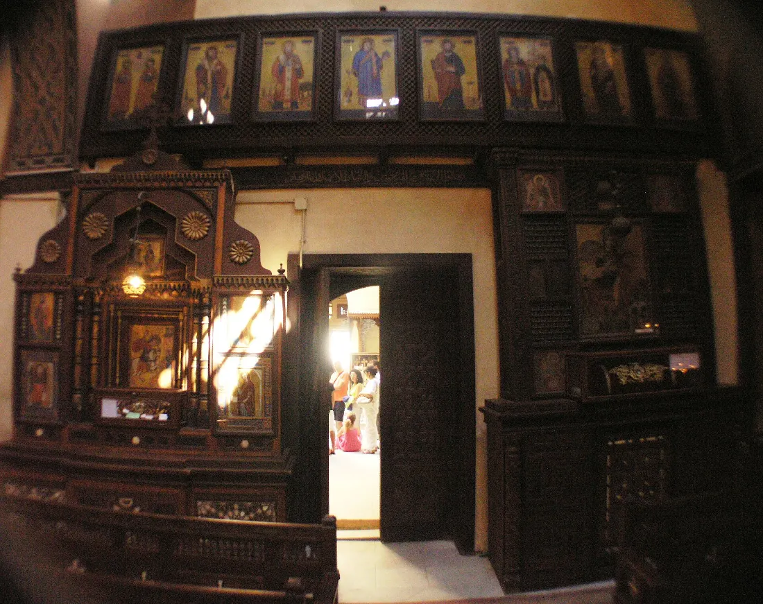 Interior of the Hanging Church, Cairo