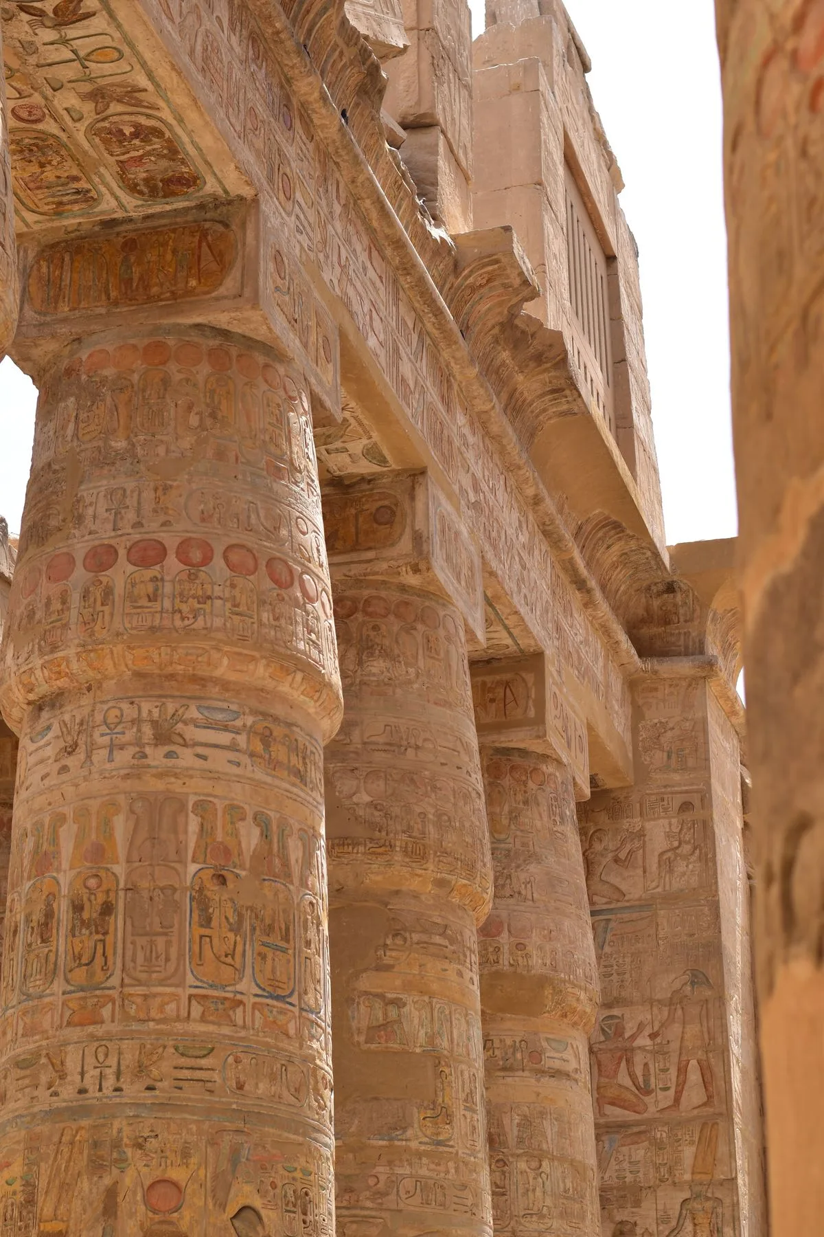 Karnak Temple - great hypostyle hall columns
