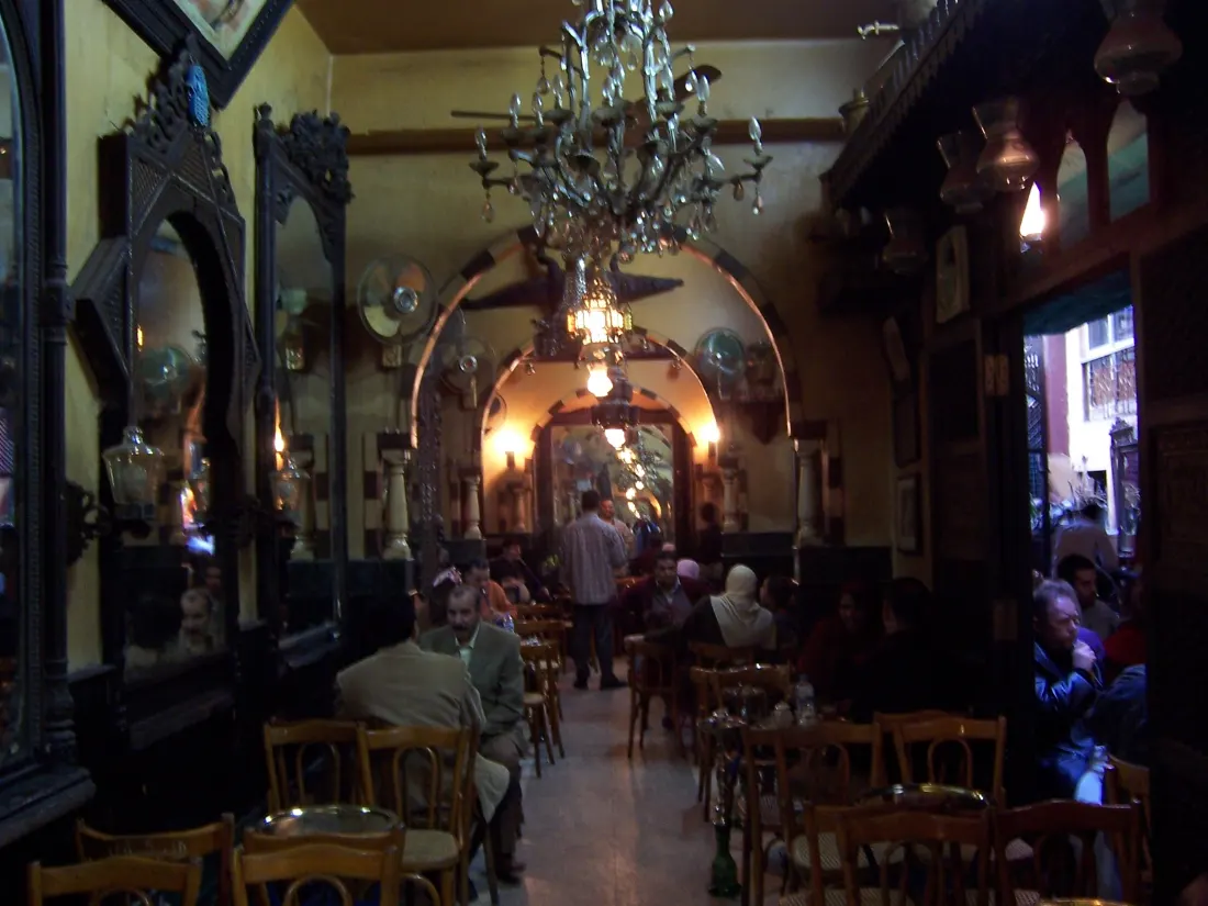Historic El Fishawy cafe in Khan el-Khalili