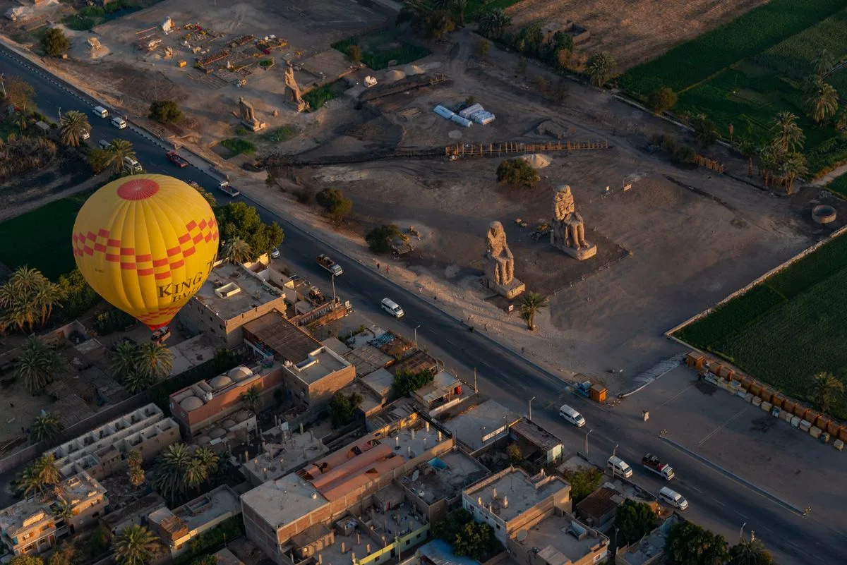 Luxor ticket prices - visitors at a temple entrance