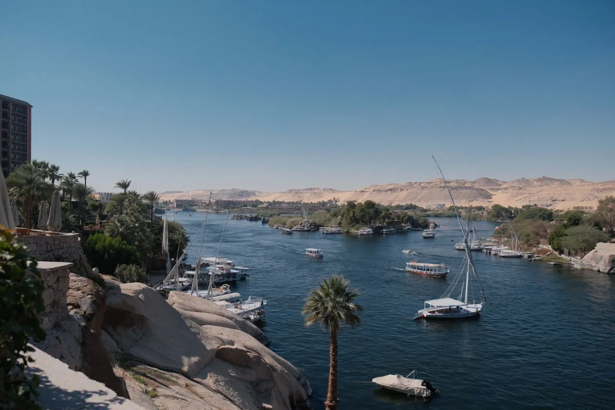 One day in Aswan felucca afternoon sail