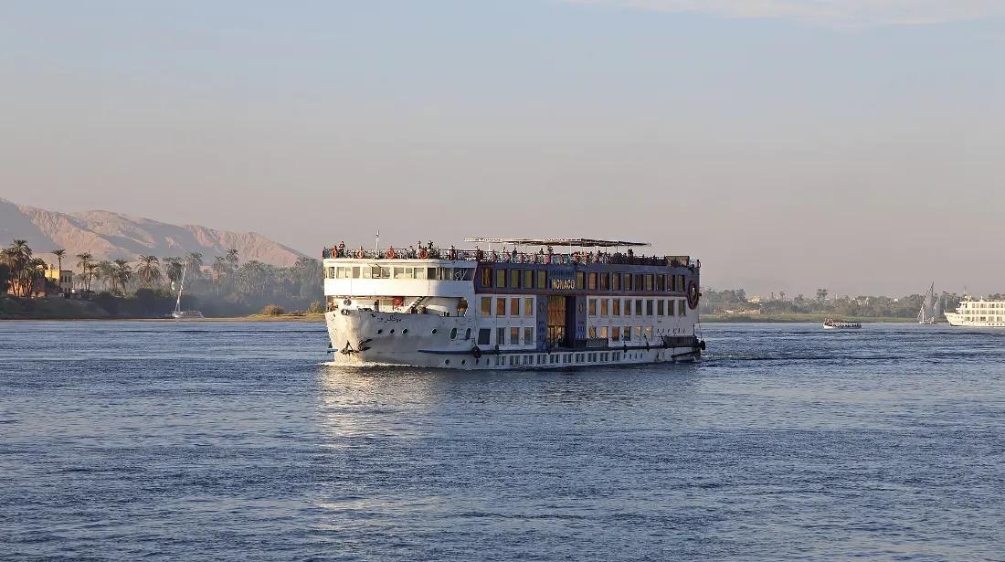 Nile cruise between Luxor and Aswan, Egypt