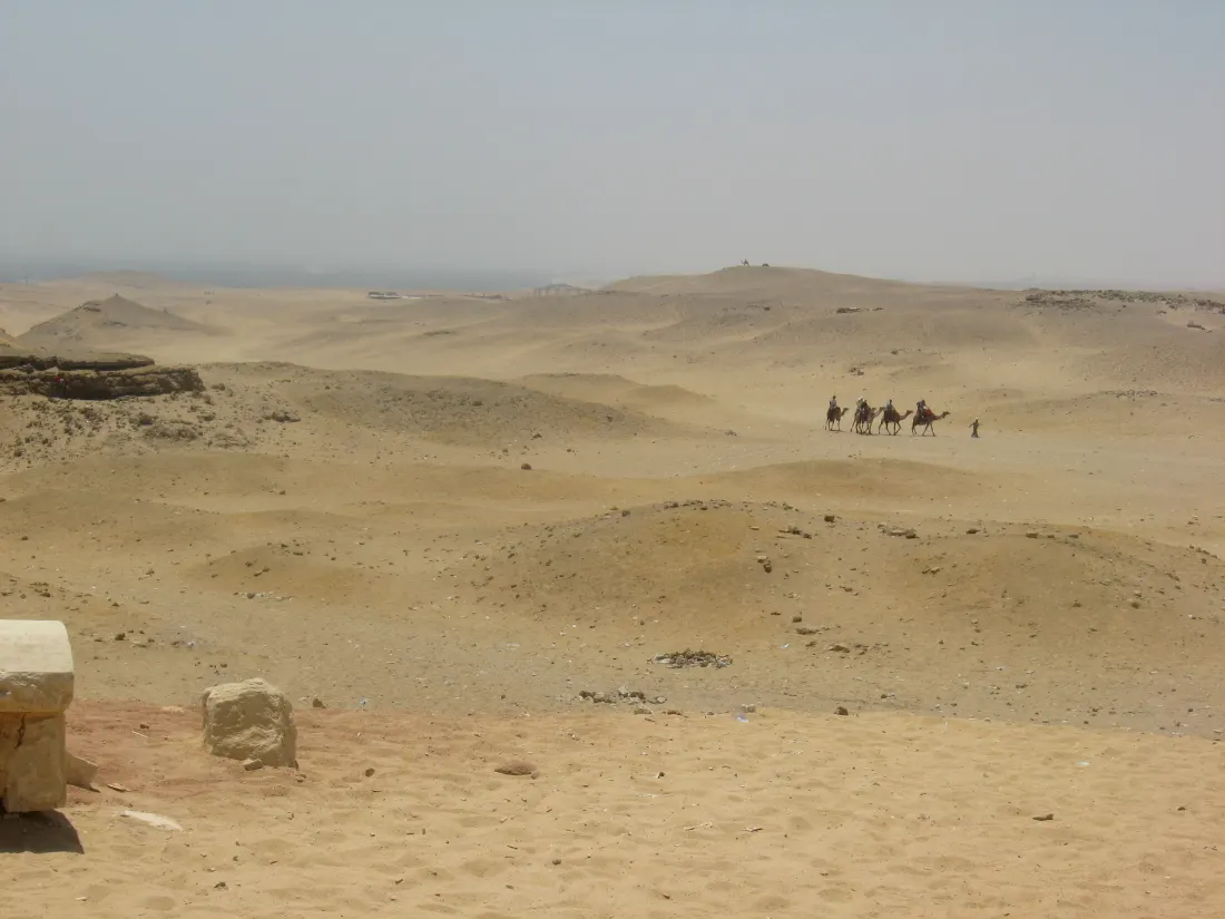 Camel ride viewpoint on the Pyramids Cairo tour