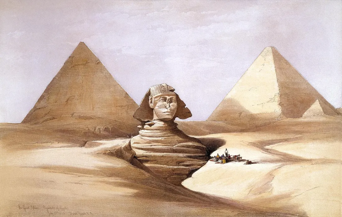 The Great Pyramid and Sphinx on a Pyramids Cairo tour