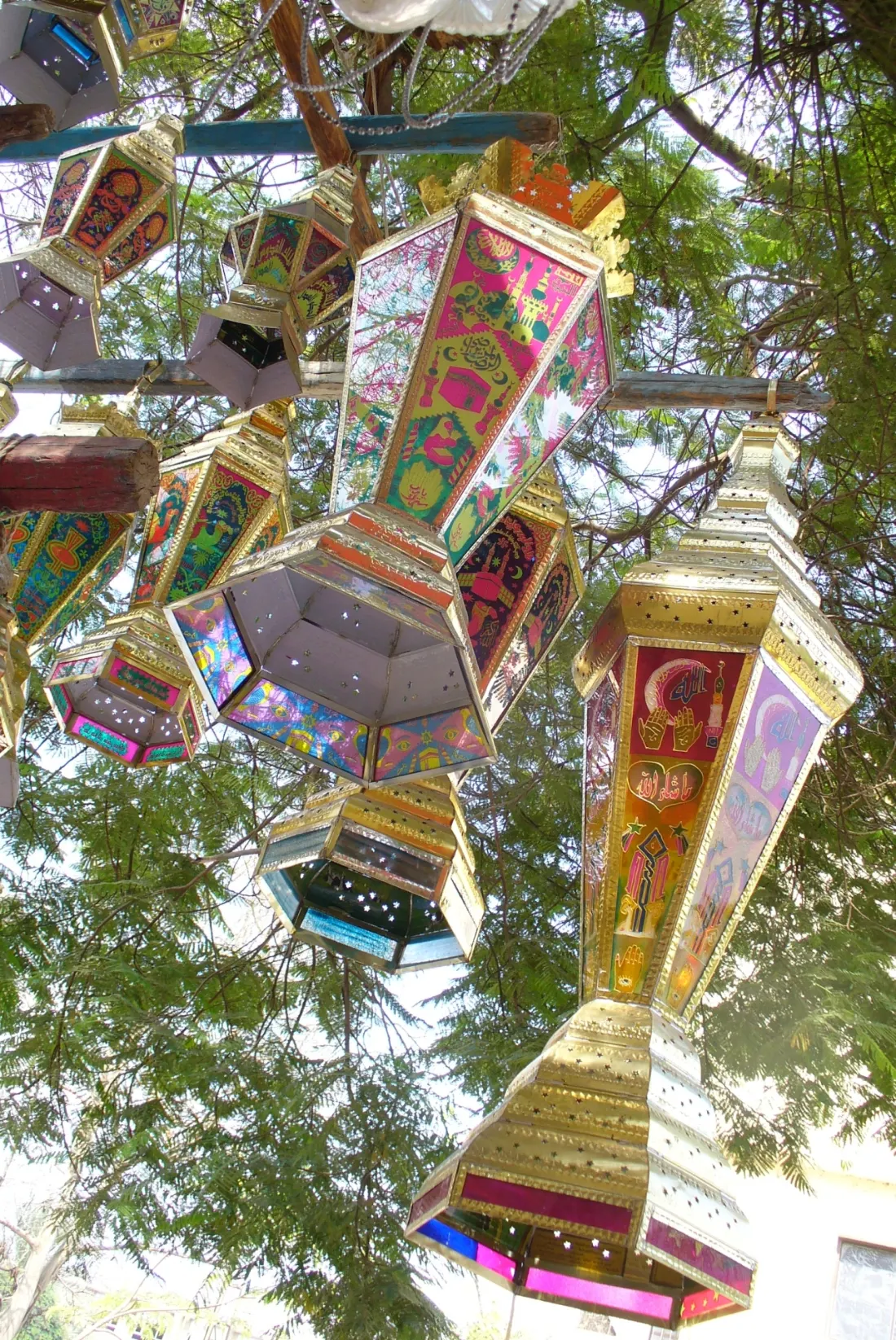 Fanous lanterns lighting Ramadan in Egypt