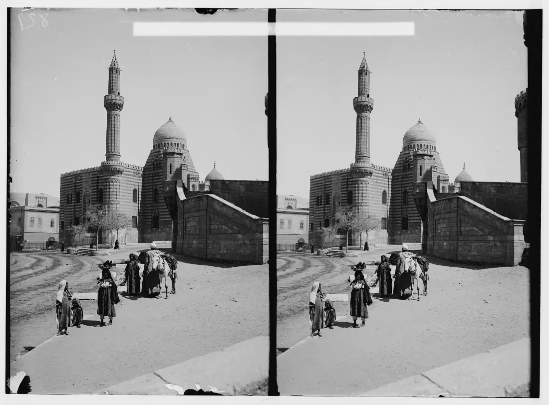 Mosque and lanterns in Egypt during Ramadan