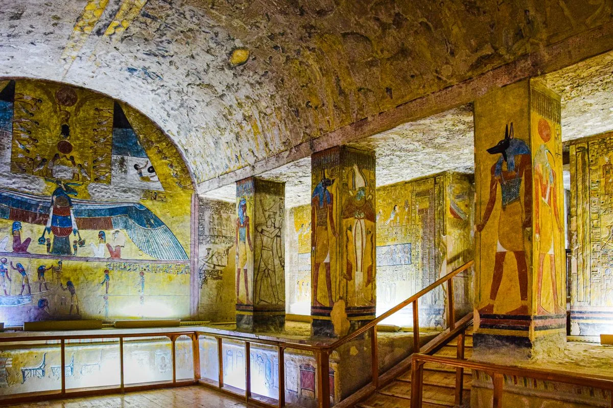 Valley of the Kings - desert hills hiding royal tombs