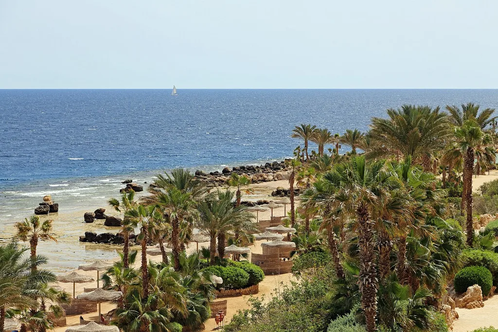 Red Sea coast at Hurghada, among the best places to go during Christmas