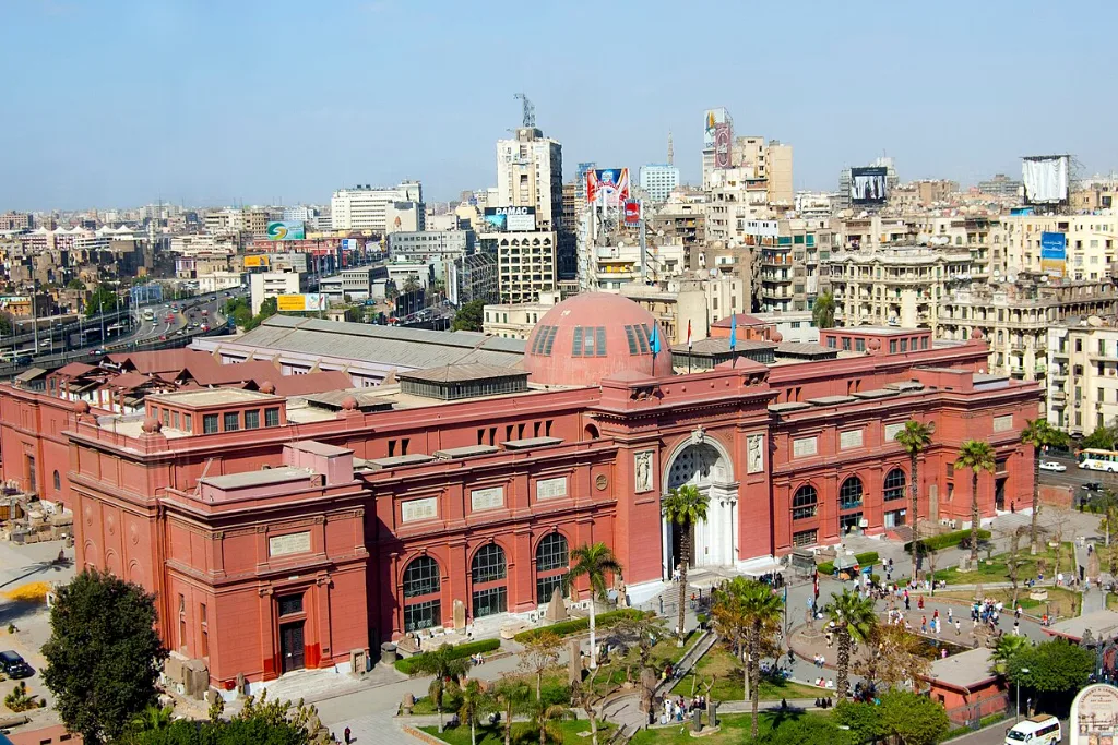 Egyptian Museum in Cairo, a cultural stop for Christmas travel in Egypt