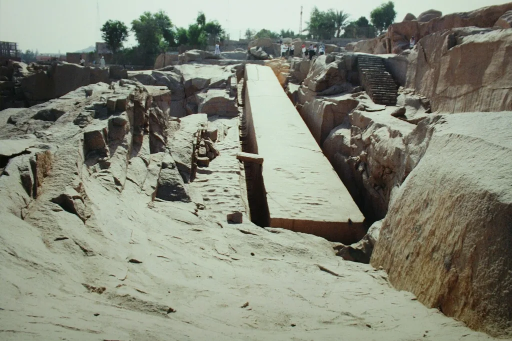 Unfinished Obelisk in Aswan, a short stop on Christmas trips along the Nile