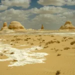 White Desert chalk rocks, one of the most unusual Christmas vacation ideas