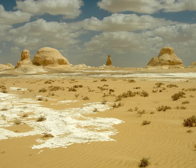 White Desert chalk rocks, one of the most unusual Christmas vacation ideas