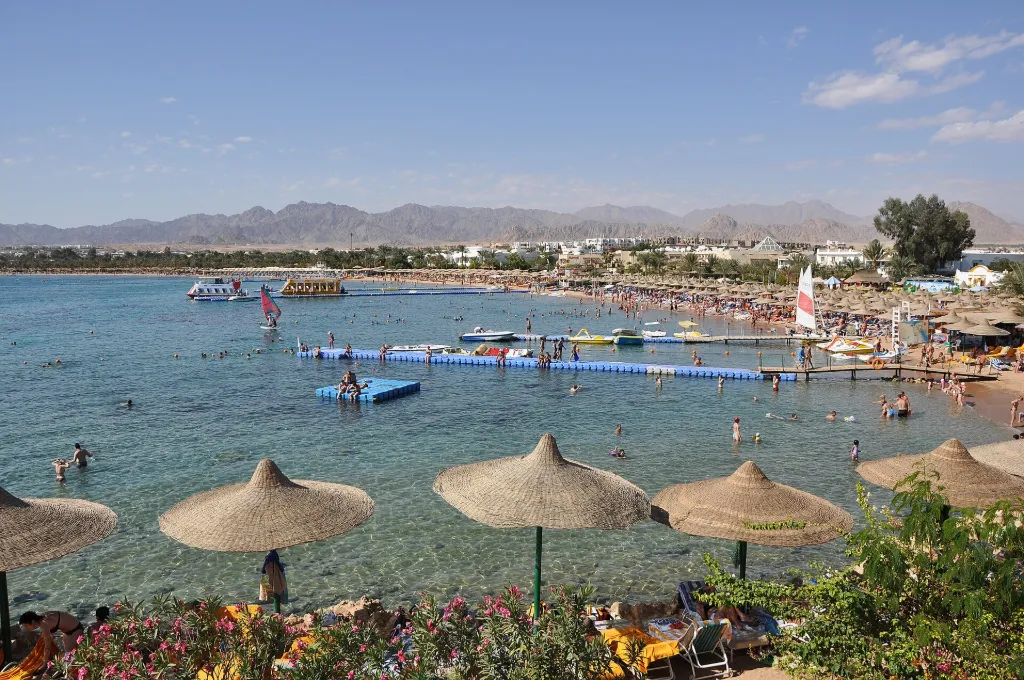 Naama Bay seafront in Sharm El Sheikh before a New Year holiday - New Year In Sharm El Sheikh