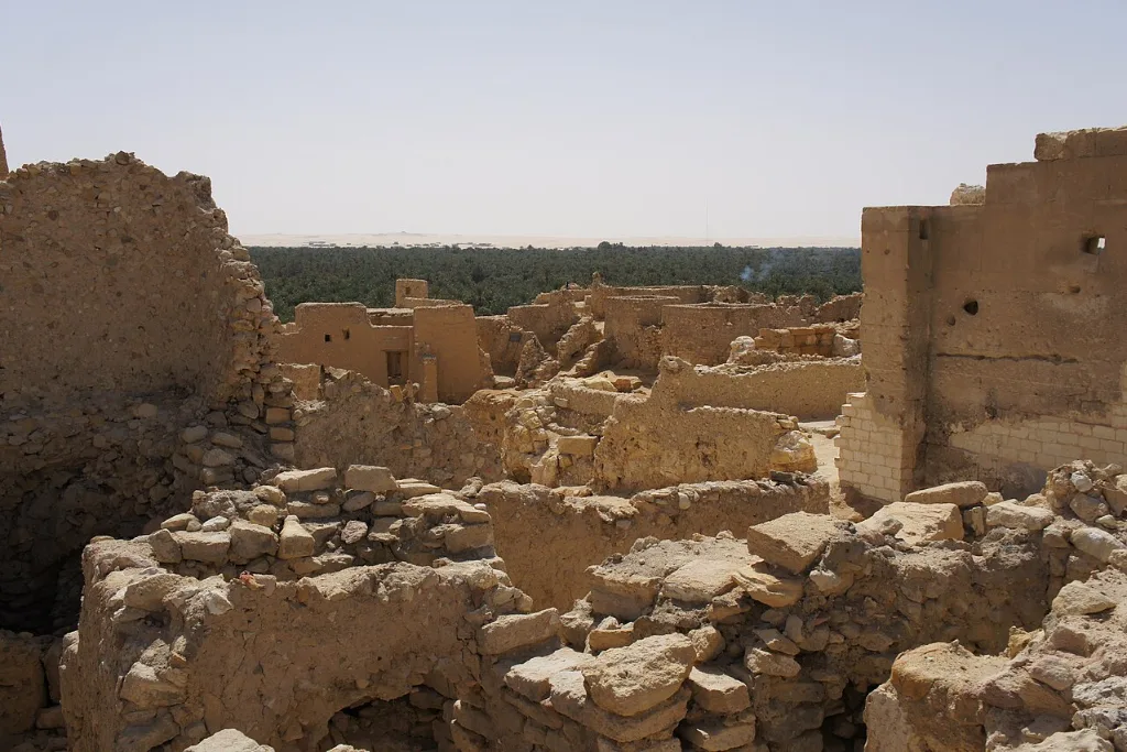 View over Siwa Oasis, a peaceful pick for solo Christmas travel